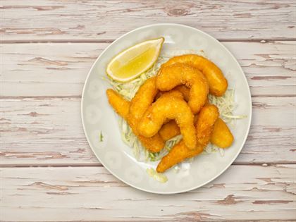 Lemon Crispy Vegan Shrimp .純素檸檬蝦 