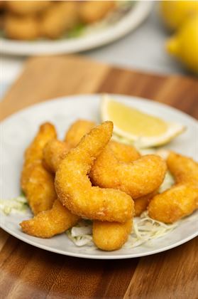 Lemon Crispy Vegan Shrimp .純素檸檬蝦 